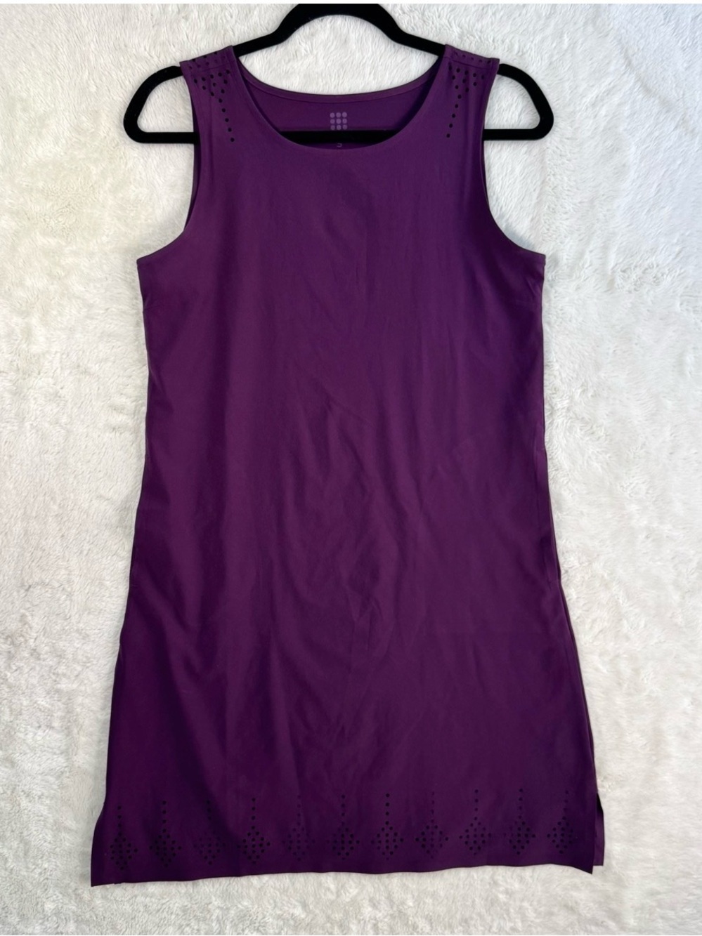 Title Nine Dress Women's Small Purple Shift Pockets Stretch Performance Outdoor